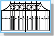 cancer metal gate drawing
