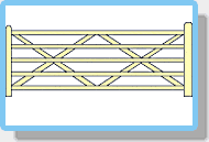 diamondwooden gate drawing